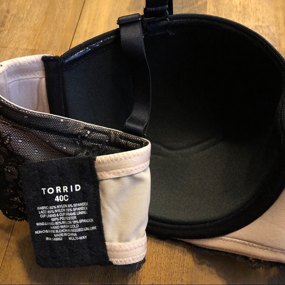 Microfiber Lightly Lined Strapless Bra (Torrid) - image 2